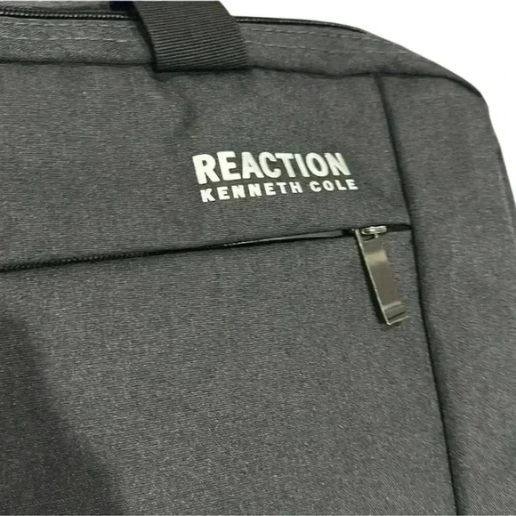 Kenneth‎ Cole Reaction Gray Laptop Bag 15.6" w/ Shoulder Strap - Picture 3 of 4
